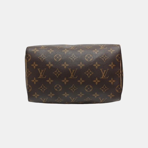 SPEEDY 25 Monogram Coated Canvas Brown