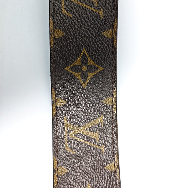 Coated Canvas Belt Brown
