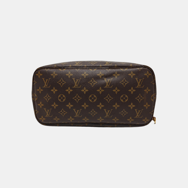 NEVERFULL MM Monogram Coated Canvas Brown