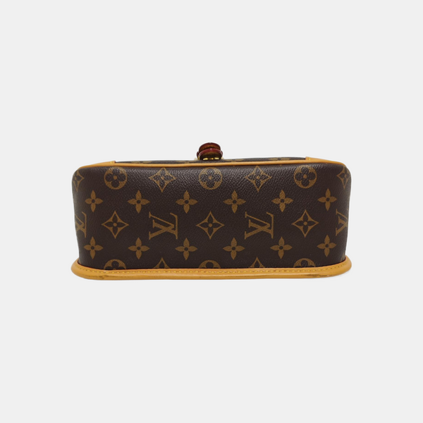 DIANE Monogram Coated Canvas Brown
