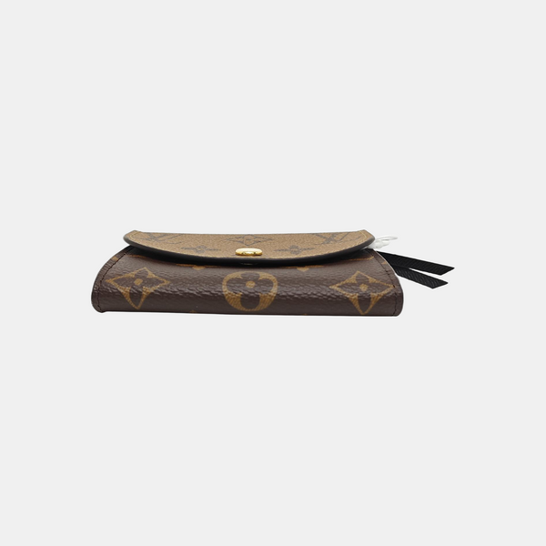 Monogram Coated Canvas Wallet Brown