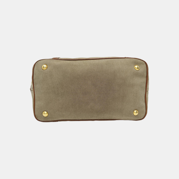 Fabric Tote Bag Brown