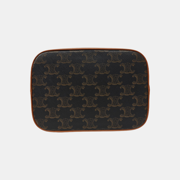TRIOMPHE CANVAS Small Coated Canvas Brown