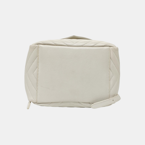 JOE Quilted Lambskin White