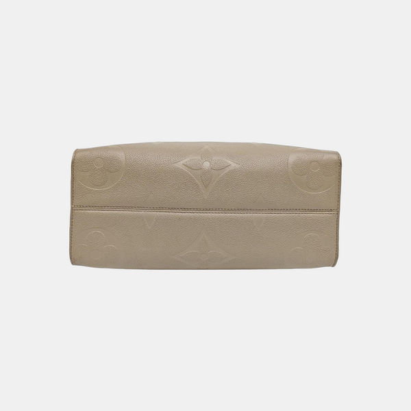 ONTHEGO MM Monogram Calfskin Gray