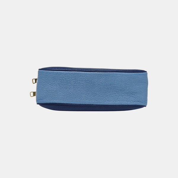 Calfskin Shoulder Bag Blue