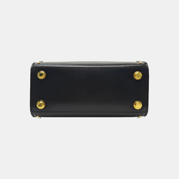 Calfskin Shoulder Bag Black