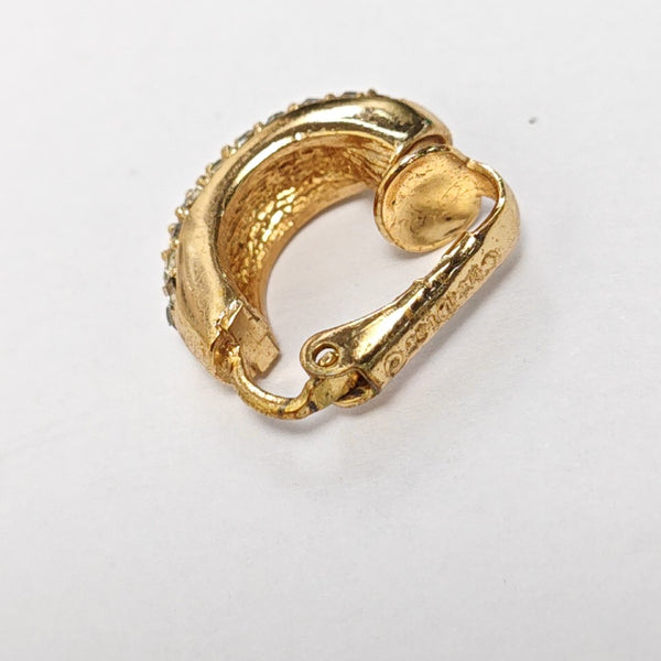 Metal Gold Clip On Earrings