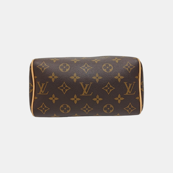 SPEEDY 20 Monogram Coated Canvas Brown