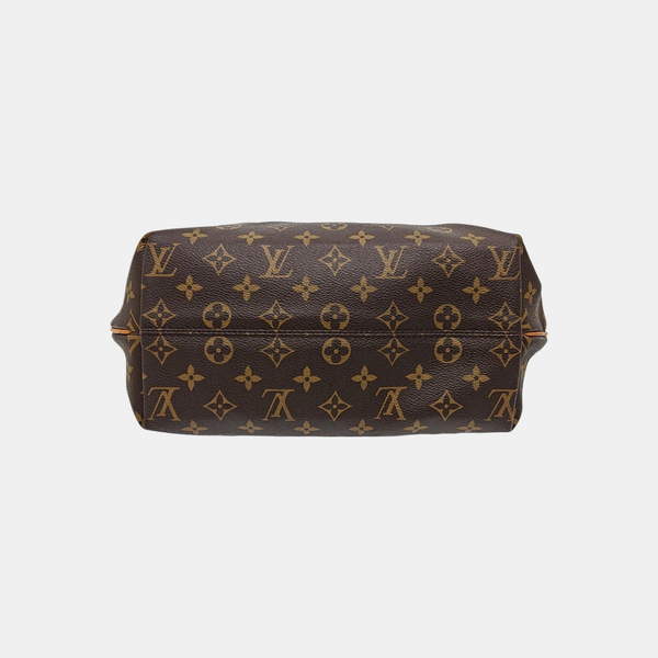 TURENNE MM Monogram Coated Canvas Brown