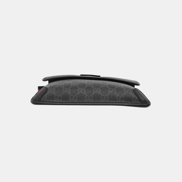 Neo Vintage Monogram Coated Canvas Black