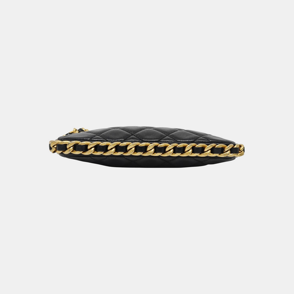HOBO Small Quilted Lambskin Black