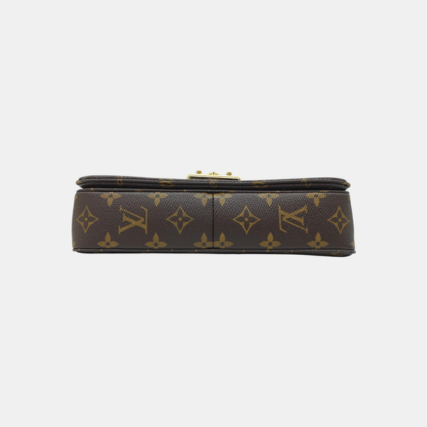 MARCEAU Monogram Coated Canvas Brown
