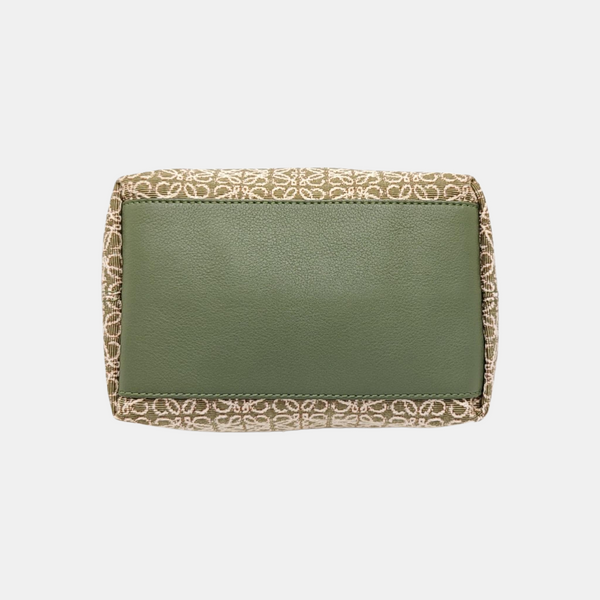 Canvas Top Handle Bag Green