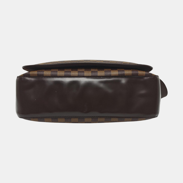 SPENCER Damier Ebene Coated Canvas Brown