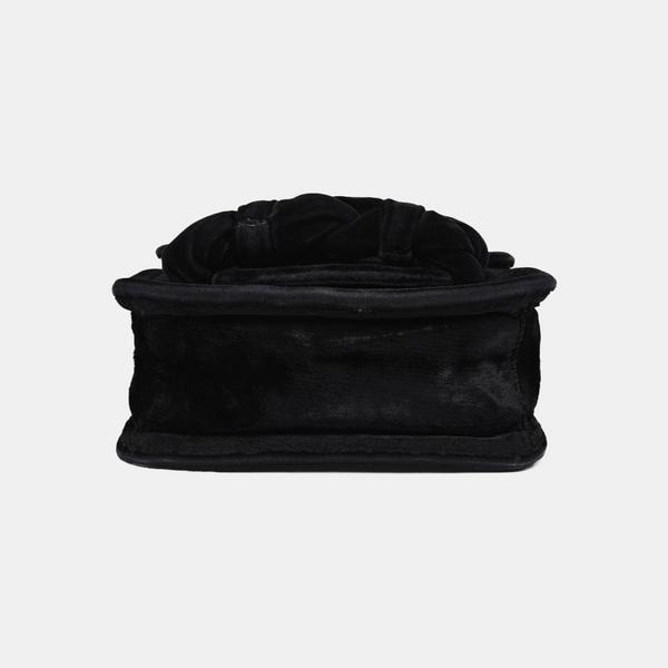Fabric Shoulder Bag Black