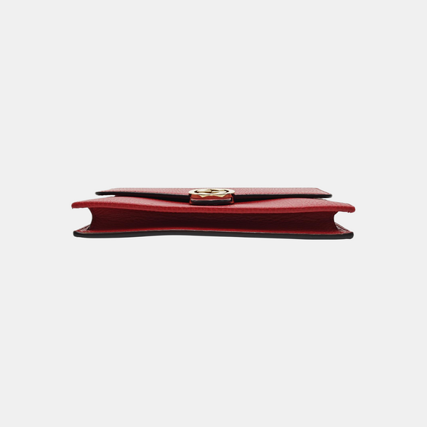 Calfskin Shoulder Bag Red
