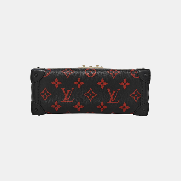 PETITE MALLE Monogram Coated Canvas Black