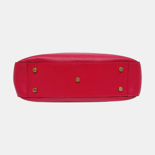 Calfskin Shoulder Bag Red