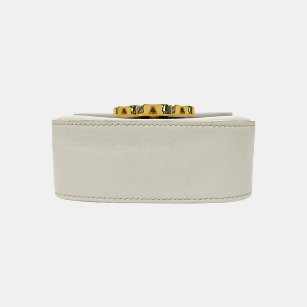 TRIOMPHE Mini Calfskin White