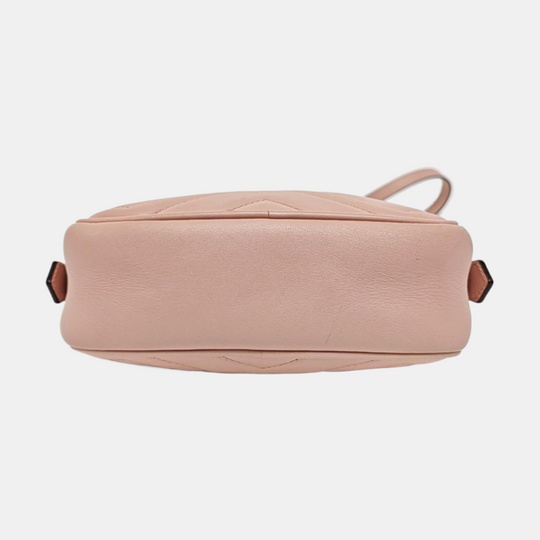 GG Marmont Mini Quilted Calfskin Pink
