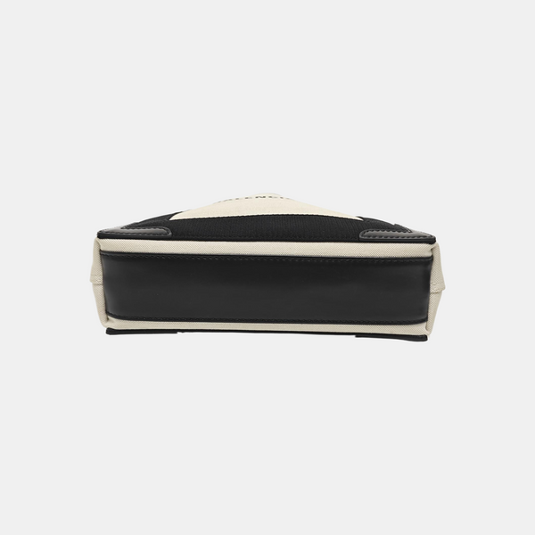 Navy Mini Canvas White