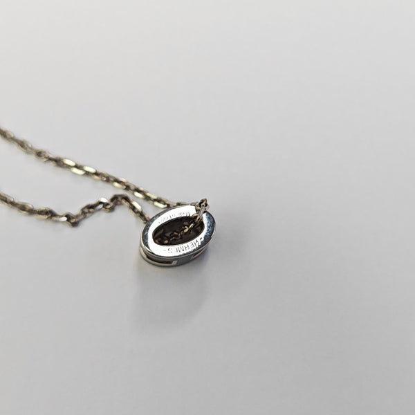 Pop H Metal Silver Necklace