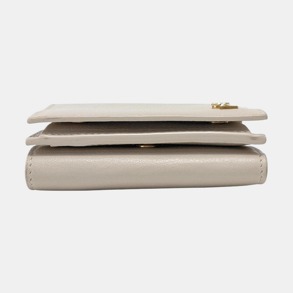 MONOGRAM Calfskin White Wallet