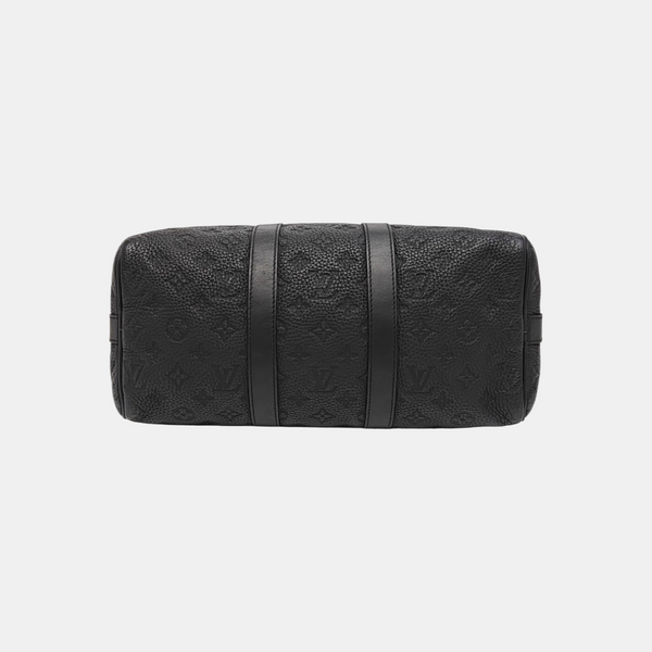 KEEPALL 35 Monogram Calfskin Black