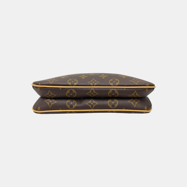 LIV POCHETTE Monogram Coated Canvas Brown