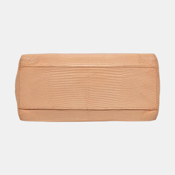 Authenticated pre-owned Peekaboo Mini Lizard Pink - Shoulder Bag at Looply