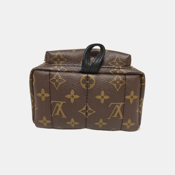 PALM SPRINGS Mini Monogram Coated Canvas Brown