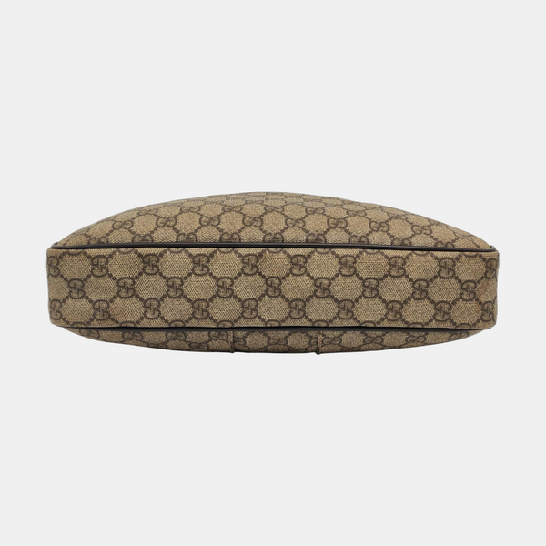Monogram Coated Canvas Crossbody Bag Beige