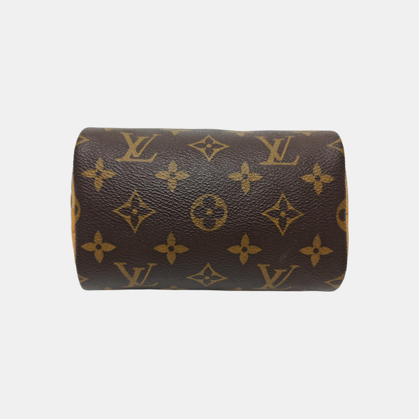 SPEEDY Nano Monogram Coated Canvas Brown