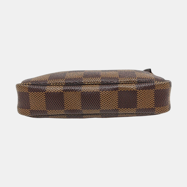 Authenticated pre-owned ACCESSOIRES Mini Coated Canvas Brown - Top Handle Bag at Looply