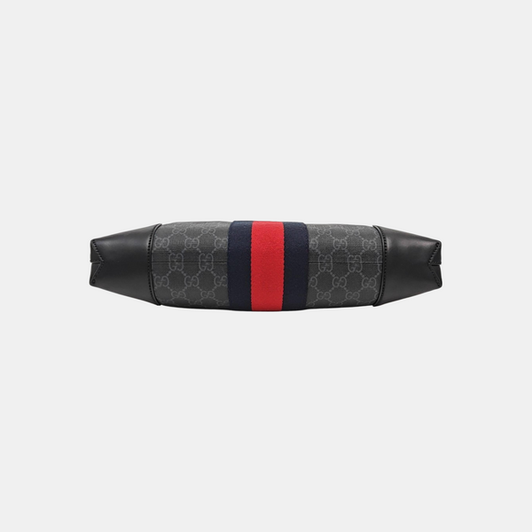 GG Supreme Monogram Coated Canvas Gray