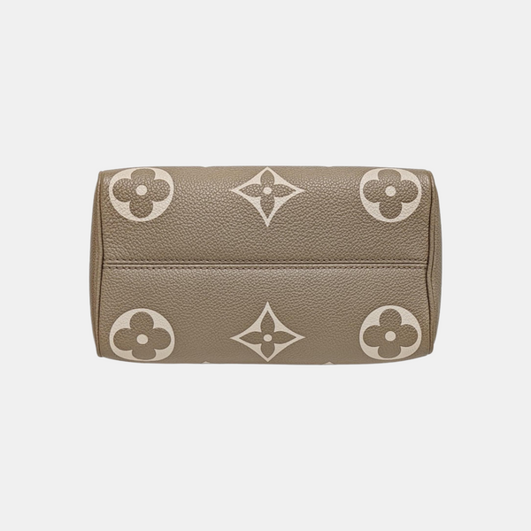 SPEEDY 20 Monogram Calfskin Gray