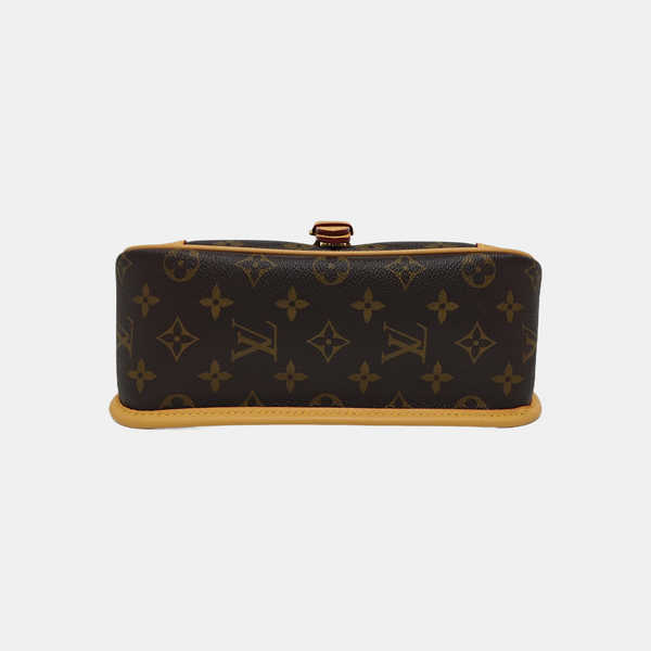 DIANE Monogram Coated Canvas Brown
