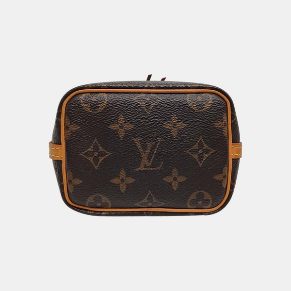 NÉONOÉ Nano Monogram Coated Canvas Brown
