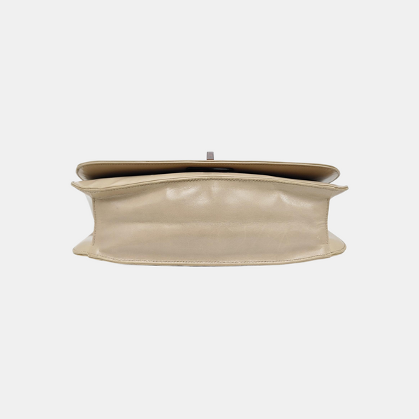Calfskin Shoulder Bag Beige