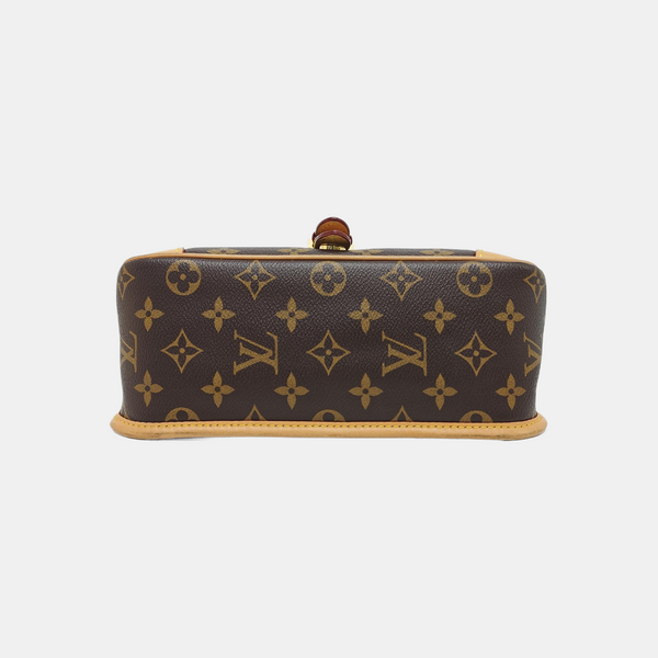 DIANE Monogram Coated Canvas Brown