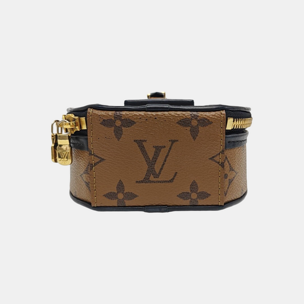 BOITE CHAPEAU Mini Monogram Coated Canvas Brown