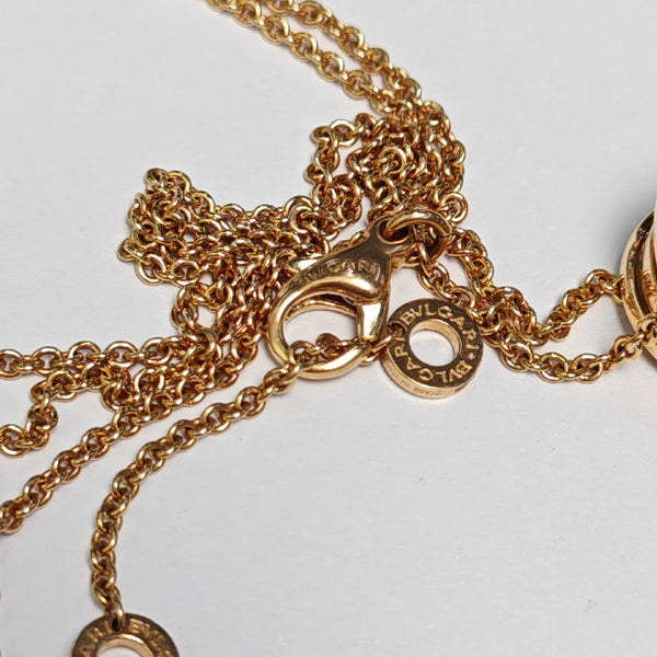 B.ZERO1 18k Rose Gold Necklace