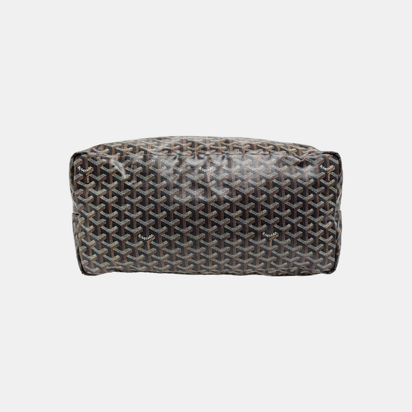 Coated Canvas Tote Bag Black