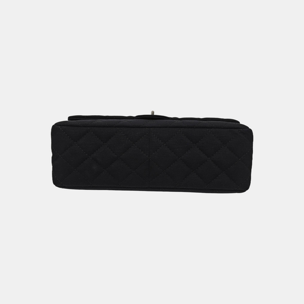 Authenticated pre-owned 2.55 227 (jumbo) Quilted Fabric Black - Shoulder Bag at Looply