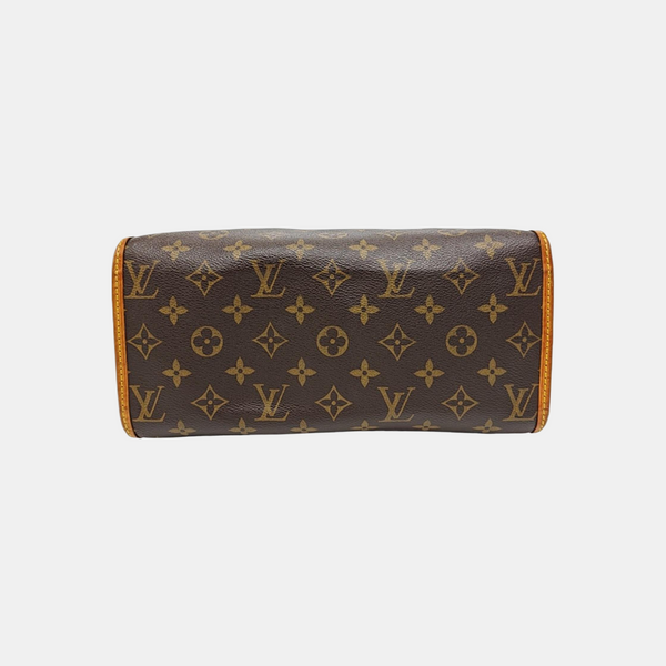 POPINCOURT Monogram Coated Canvas Brown