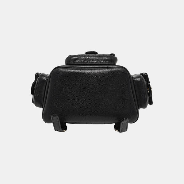 DUMA Quilted Grained Calfskin Black