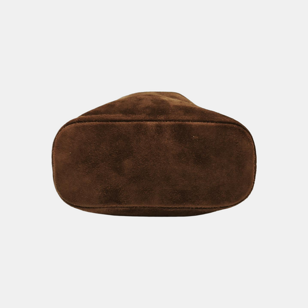 Suede Shoulder Bag Brown