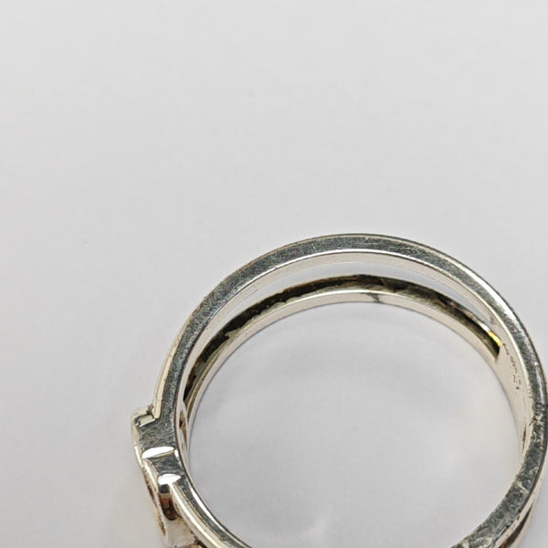 Interlocking G 925 Sterling Silver Ring EU 54