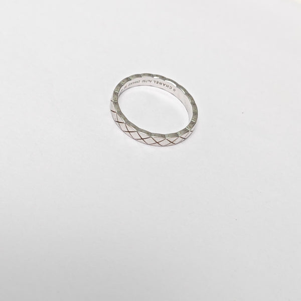 COCOCRUSH 18k White Gold Silver Ring EU 56